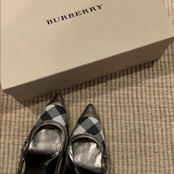 Burberry Metallic shimmer and nickel pumps size 36 - Picture 3 of 5